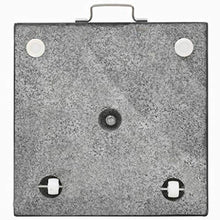 Festnight Base per Ombrelloni, Base per Parasole in Granito 30 kg Quadrata Nera