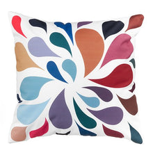 Cuscino riempito con gocce di perle colorate, impermeabile, per esterni, giardino, 45 cm