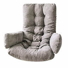 FYKJ Poltrona Sospesa, Cuscino per Sedia in Rattan Rimovibile E Lavabile Cuscino per Sedia da Giardino Cuscino per Altalena Grande