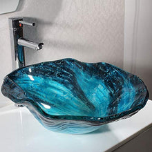 Washbasin Lavabo in Vetro temperato Creativo da Bagno lavabo Hotel Engineering sopra lavabo (47 x 16 cm)