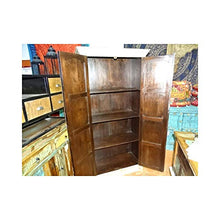 int. d'ailleurs - Ampio Armadio Bianco e Turchese Decorato con Ottone 100x183 cm - PAL439