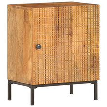 vidaXL Comodino 40x30x50 cm in Legno Massello di Mango