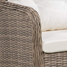 SKM Set da Pranzo da Giardino 11 pz in Polyrattan Marrone
