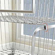 BLWX LY Carrello Multiuso da Cucina in Acciaio Inossidabile Rack Scaffale for Libri di Frutta a Grande capacità ， Elevata capacità di carico, Facile da installare (Size : 2 Tier)