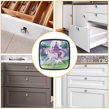 Castello di unicorno 4 PCS Pomelli per Porta, Pomolo per Mobile, Pomelli per Mobili con Viti, Maniglia per Armadietto, Pomelli per Porta, Pomelli per Cassetti per Porta, Armadio, Cassetto e Credenza
