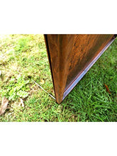 Irony24 - Paravento in ruggine, 150 x 65 cm, farfalla inclusa
