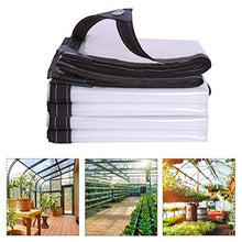 DONGKER Teloni Trasparenti, Telone Trasparente in Plastica Impermeabile 2m * 2m con Occhielli in Metallo per Tenda a Baldacchino, Barca, Camper o Copertura per Piscina