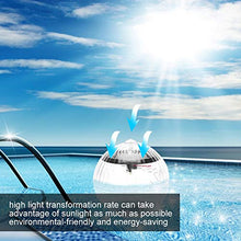 Fournyaa Luce Solare per Piscina, Comoda Luce da Giardino a Risparmio energetico, per Giardino, Patio, Cortile