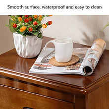 DJFIOSD Comodino per Camera da Letto Piccolo, con 2 Armadi A Stoccaggio con Cassetti Scanalati, Silent And Smooth Rail Drawers, Utilizzati per Salotto E Divani da Letto,E
