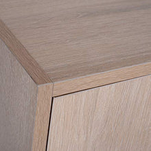 homcom Libreria Scaffale Mobiletto in Legno con 3 Ripiani 4 Scompartimenti e 2 ante, 61.5x29.5x80cm