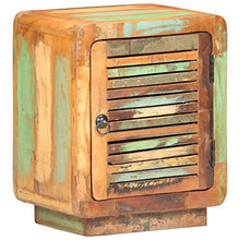 FAMIROSA Comodino 40x30x50 cm in Legno Massello di Recupero-0463