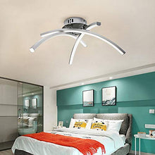 DAXGD Lampada da Soffitto LED, 21W Plafoniera a LED a superficie a forma di forcella per Camera da letto Scala Corridoio, 39CM Plafoniera LED Soffitto Luce bianca fredda 6000K