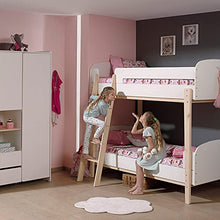 NOUVOMEUBLE - Armadio per bambini a 3 ante, colore: Bianco