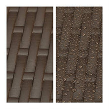Relaxdays Tavolino Pieghevole da Balcone, Tavolo da Appendere Ringhiera, Altezza Regolabile, LxP: 59,5 x 36 cm, Marrone
