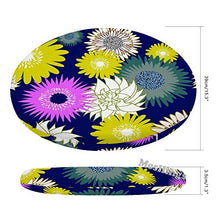 Mesllings - Cuscino morbido per sedia, motivo: fiori di sole colorati