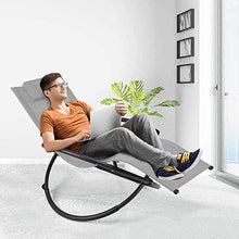 lilizhang Folding Zero Gravity Sedie Sdraio da Spiaggia reclinabile, for Beach Patio con Giardino, Camping