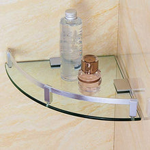 Armadi Alti Space Alluminio Mensola per Bagno in Vetro Vasche da Bagno a Strato Singolo Accessori per lavabo (3 Dimensioni opzionali) (Dimensioni, 250mm), 280mm
