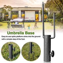 HUSHUI Mandrino da Giardino per Esterni Supporto per Manico per ombrellone