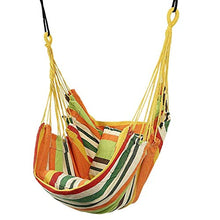 LKITYGF Allegro Bambini Hammock Hammock Sedia a Sospensione Sedia a Sospensione Sedia da Sedia con 2 Cuscini per Giardino Esterno Coperto