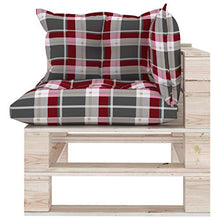 FAMIROSA Divano Angolare da Giardino in Pallet con Cuscini Legno di Pino-6066