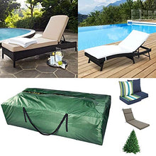 Silvotek Borsa per Cuscino da Esterno - Borse di stoccaggio per Esterni 210D durevoli, Borsa da Campeggio con Cuscino per Giardino con Cerniere e Grande capacità 173cm x 76 cm x 51 cm