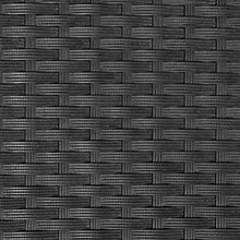 Piatta PE Rattan plastica vimini per sedia reclinabile tavolino da caffè Rattan riparazione mobili (quattro linee/nero/8 x 1,3 mm)