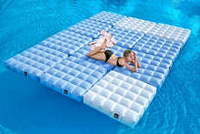 Pigro Felice Modul'Air Luxury Inflatable Base Piscina Galleggianti, PVC, 117x117x24 cm