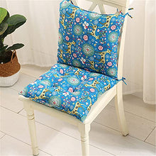 SWECOMZE 1 set di cuscini per sedia con schienale, cuscini per schienale con nastri, cuscini per sedia da giardino (45 x 45 cm), stile K)