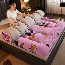 QVIVI Materasso Futon da Pavimento, Materassino Tatami Addensato Materassi Letto Futon Pieghevole Roll Up Dormitorio per Lettino da Terra Divani E Divani 1.2 * 2M