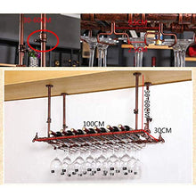 HJ-Golf Rack per armadietti per stoccaggio per Goblet Porta Bicchiere Calice Sospensione Bicchiere da Vino Portapiatti da Appendere for Vino Staffa di Ferro per Bottiglie di Vino per Vino