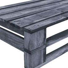 Festnight Divano da Giardino su Pallet con Cuscini, Divano Esterno Legno Pino FSC Rossi