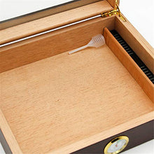 GJNWRQCY Humidor da Tavolo Scatola per sigari per sigari, con igrometro e umidificatore per 20-35 sigari
