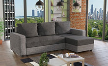 Mirjan24 - Divano angolare in finissimo tessuto, 05/Lux 06, 237 x 130 x 85 cm