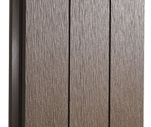 Mendler Frangivento 2X Pannelli Privacy Sarthe WPC Alluminio Premium 375cm Marrone