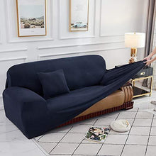 Sinoeem Copridivano Elasticizzato1 2 3 4 Posti (Regalare 2 federe) Fodere Copridivani Universale,Sofa Mobili Protettore Copertura Divano Antiscivolo, Ideale per poltrone (Blu, 4 Seater:235cm to 300cm) - Arredi Casa