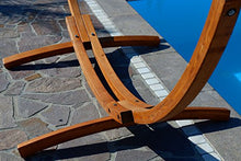Amaca XL deluxe nobile 320cm con cornice in legno larice mod. 'CALETA'