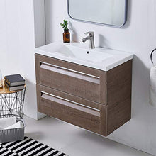 ATUM HOME - Mobiletto da parete con lavabo, guardaroba, con 2 cassetti, grande, 800 mm
