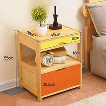 Comodini di Legno Solido Cassetone, Resistente, Adatto for Camera da Letto Soggiorno, Etc. (Color : B)