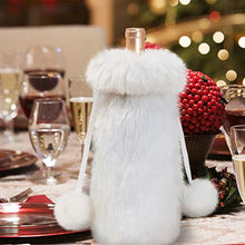 Amosfun - Sacchetti per bottiglie di vino di Natale, per feste di Natale
