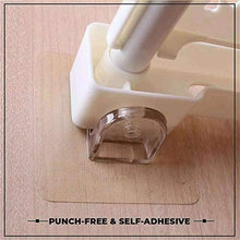 20 Pcs Wardrobe Partition Holder,seamless Nail-free Bracket Magic Hooks Fixing Clapboard Layer,heavy-duty Adhesive Hook Transparent Kit Load-bearing for Kitchen and Bathroom