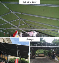 ZZTX Tenda a baldacchino in Tela Cerata Impermeabile Telo da Terra ArmyGreen per Esterni - 100% Impermeabile e protetto dai Raggi UV - 550 g/m & sup2; - Spessore 0,85 mm