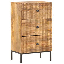 vidaXL Credenza 45x30x75 cm in Legno Massello di Mango
