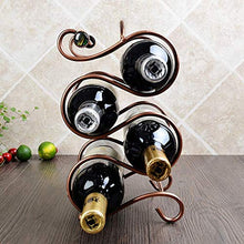 LHQ-HQ Wine Rack, Double S Wine Rack, Creativo Decorazione Wine Rack Mestieri Bronzo