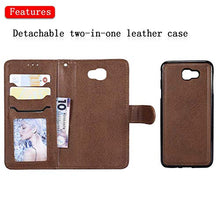 Bear Village Cover Galaxy J5 Prime/On 5, Custodia Premium Flip Custodia per Samsung Galaxy J5 Prime/On 5, Custodia con Porta Carte e Chiusura Magnetica, Marrone
