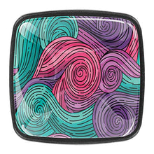 Stile Van Gogh Pomelli per Porta Set di 4 Pomelli per Mobili Manopole per Cassetti Cucina Armadio Vetro