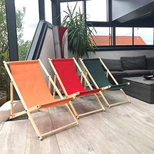 albatros Lettino da Giardino Sun, Grigio, Pieghevole, Sedia a Sdraio, Legno, terrazza Esterna