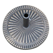 Angel Living® 14kg Base per ombrellone in poliresina Bronzo e Acciaio
