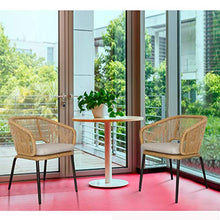 Sedia in Rattan Sedie da Pranzo Poltrona Poltrona per Terrazza Giardino Balcone Esterno
