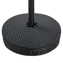 vidaXL Tavolo da Giardino Grigio 60,5x106 cm in Polyrattan