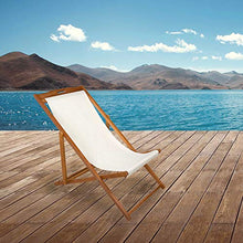 Aktive 61027 Sdraio Pieghevole in Legno Acacia Garden 59x100x94 cm